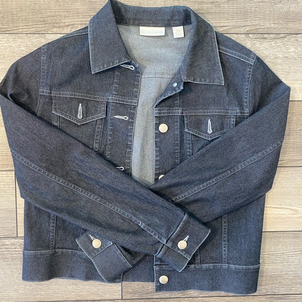 Halogen denim jacket, size XS.